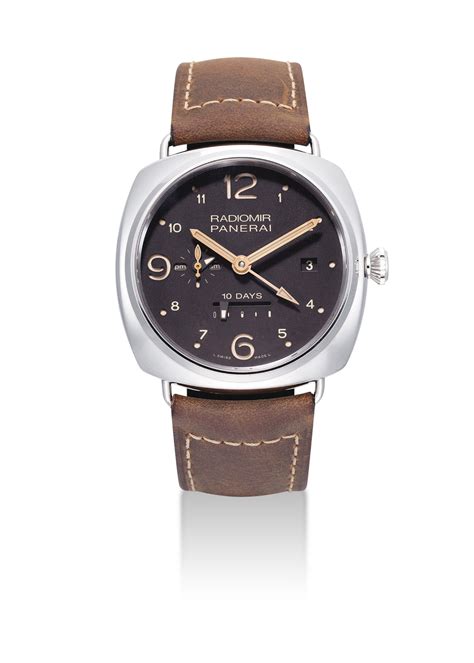 Panerai. A large stainless steel limited edition automatic cushion .